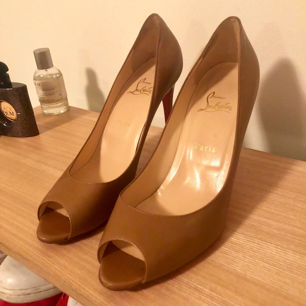 Christian Louboutin Peep Toe Heels Size 41